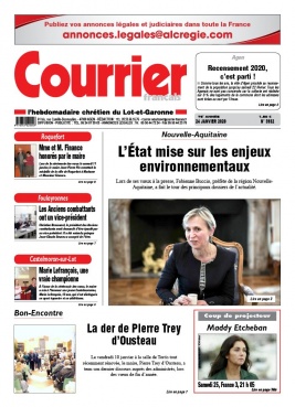 Courrier Français N°3932 du 24 janvier 2020 à télécharger sur iPad