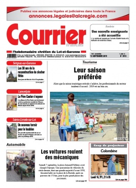 Courrier Français N°3913 du 13 septembre 2019 à télécharger sur iPad