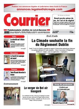 Courrier Français N°3894 du 03 mai 2019 à télécharger sur iPad