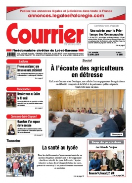 Courrier Français N°3891 du 12 avril 2019 à télécharger sur iPad