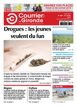 Courrier de Gironde N°3899 du 07 juin 2019 à télécharger sur iPad