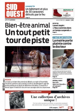 Sud Ouest 08 octobre 2020 Sud Ouest N°20201008 du 08 octobre 2020 à télécharger sur iPad