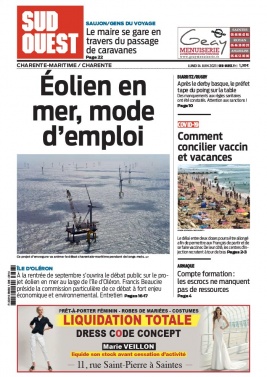 Sud Ouest 14 juin 2021 Abonnement Sud Ouest Pas Cher avec BOUQUET INFO ePresse.fr