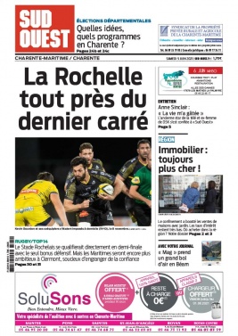 Sud Ouest 05 juin 2021 Sud Ouest N°20210605 du 05 juin 2021 à télécharger sur iPad