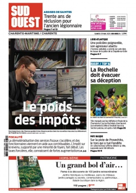 Sud Ouest 29 mai 2021 Sud Ouest N°20210529 du 29 mai 2021 à télécharger sur iPad