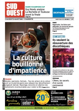 Sud Ouest 18 mai 2021 Sud Ouest N°20210518 du 18 mai 2021 à télécharger sur iPad