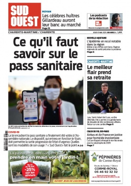 Sud Ouest 13 mai 2021 Sud Ouest N°20210513 du 13 mai 2021 à télécharger sur iPad