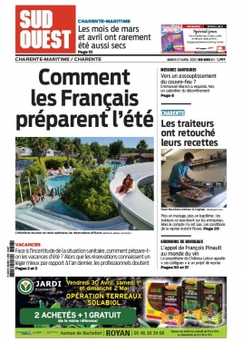 Sud Ouest 27 avril 2021 Sud Ouest N°20210427 du 27 avril 2021 à télécharger sur iPad