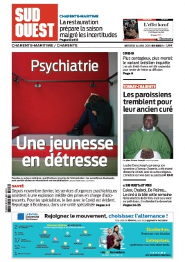 Sud Ouest 14 avril 2021 Sud Ouest N°20210414 du 14 avril 2021 à télécharger sur iPad