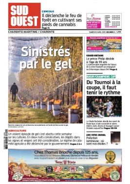 Sud Ouest 10 avril 2021 Sud Ouest N°20210410 du 10 avril 2021 à télécharger sur iPad