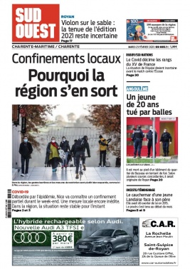 Sud Ouest 23 février 2021 Sud Ouest N°20210223 du 23 février 2021 à télécharger sur iPad
