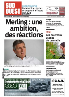 Sud Ouest 22 février 2021 Sud Ouest N°20210222 du 22 février 2021 à télécharger sur iPad