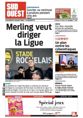 Sud Ouest 19 février 2021 Sud Ouest N°20210219 du 19 février 2021 à télécharger sur iPad