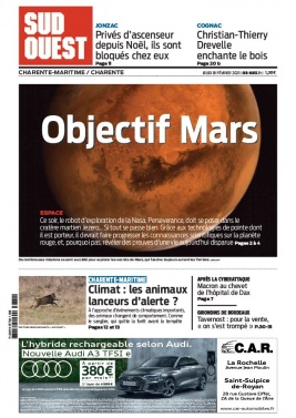 Sud Ouest 18 février 2021 Sud Ouest N°20210218 du 18 février 2021 à télécharger sur iPad