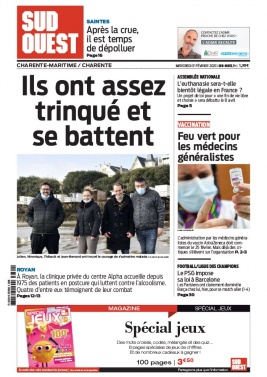 Sud Ouest 17 février 2021 Sud Ouest N°20210217 du 17 février 2021 à télécharger sur iPad