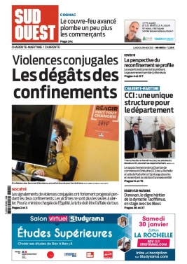 Sud Ouest 25 janvier 2021 Sud Ouest N°20210125 du 25 janvier 2021 à télécharger sur iPad