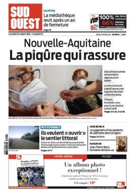 Sud Ouest 19 janvier 2021 Sud Ouest N°20210119 du 19 janvier 2021 à télécharger sur iPad