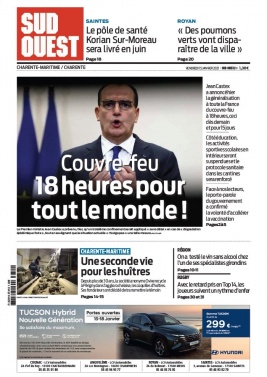 Sud Ouest 15 janvier 2021 Sud Ouest N°20210115 du 15 janvier 2021 à télécharger sur iPad