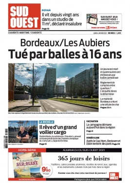 Sud Ouest 04 janvier 2021 Sud Ouest N°20210104 du 04 janvier 2021 à télécharger sur iPad
