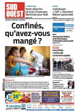Sud Ouest 23 décembre 2020 Sud Ouest N°20201223 du 23 décembre 2020 à télécharger sur iPad