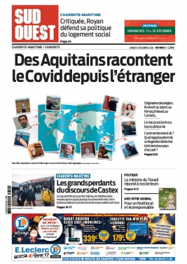 Sud Ouest 12 décembre 2020 Sud Ouest N°20201212 du 12 décembre 2020 à télécharger sur iPad