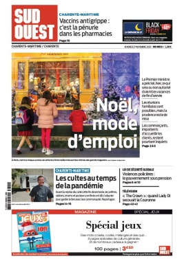 Sud Ouest 27 novembre 2020 Sud Ouest N°20201127 du 27 novembre 2020 à télécharger sur iPad