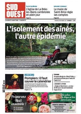 Sud Ouest 20 novembre 2020 Sud Ouest N°20201120 du 20 novembre 2020 à télécharger sur iPad