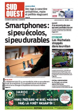 Sud Ouest 16 novembre 2020 Sud Ouest N°20201116 du 16 novembre 2020 à télécharger sur iPad