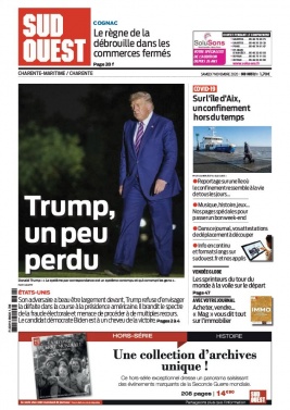 Sud Ouest 07 novembre 2020 Sud Ouest N°20201107 du 07 novembre 2020 à télécharger sur iPad