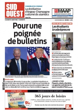 Sud Ouest 05 novembre 2020 Sud Ouest N°20201105 du 05 novembre 2020 à télécharger sur iPad