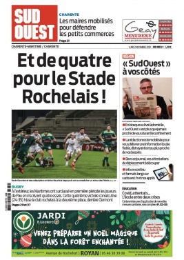 Sud Ouest 02 novembre 2020 Sud Ouest N°20201102 du 02 novembre 2020 à télécharger sur iPad