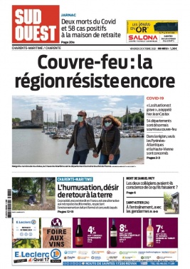 Sud Ouest 23 octobre 2020 Sud Ouest N°20201023 du 23 octobre 2020 à télécharger sur iPad