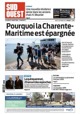 Sud Ouest 22 septembre 2020 Sud Ouest N°20200922 du 22 septembre 2020 à télécharger sur iPad