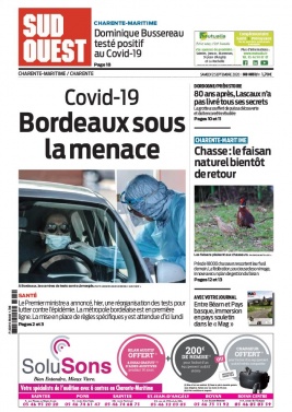 Sud Ouest 12 septembre 2020 Sud Ouest N°20200912 du 12 septembre 2020 à télécharger sur iPad