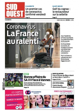 Sud Ouest 07 mars 2020 Sud Ouest N°20200307 du 07 mars 2020 à télécharger sur iPad
