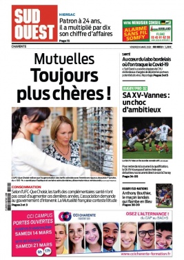 Sud Ouest 06 mars 2020 Sud Ouest N°20200306 du 06 mars 2020 à télécharger sur iPad