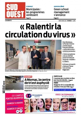 Sud Ouest 03 mars 2020 Sud Ouest N°20200303 du 03 mars 2020 à télécharger sur iPad