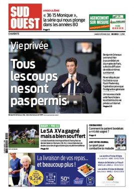Sud Ouest 15 février 2020 Sud Ouest N°20200215 du 15 février 2020 à télécharger sur iPad
