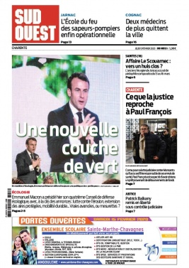 Sud Ouest 13 février 2020 Sud Ouest N°20200213 du 13 février 2020 à télécharger sur iPad