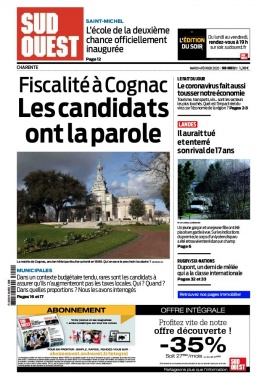 Sud Ouest 04 février 2020 Sud Ouest N°20200204 du 04 février 2020 à télécharger sur iPad