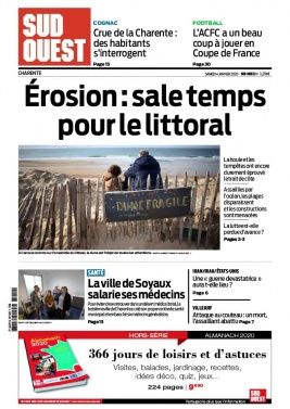 Sud Ouest 04 janvier 2020 Sud Ouest N°20200104 du 04 janvier 2020 à télécharger sur iPad
