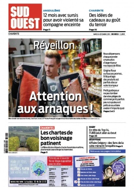 Sud Ouest 24 décembre 2019 Sud Ouest N°20191224 du 24 décembre 2019 à télécharger sur iPad