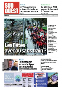 Sud Ouest 20 décembre 2019 Sud Ouest N°20191220 du 20 décembre 2019 à télécharger sur iPad