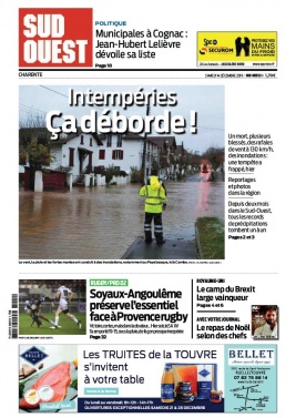 Sud Ouest 14 décembre 2019 Sud Ouest N°20191214 du 14 décembre 2019 à télécharger sur iPad