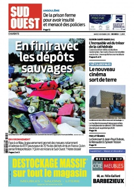 Sud Ouest 05 novembre 2019 Sud Ouest N°20191105 du 05 novembre 2019 à télécharger sur iPad
