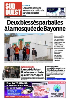 Sud Ouest 29 octobre 2019 Sud Ouest N°20191029 du 29 octobre 2019 à télécharger sur iPad