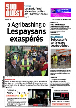 Sud Ouest 09 octobre 2019 Sud Ouest N°20191009 du 09 octobre 2019 à télécharger sur iPad