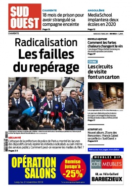 Sud Ouest 08 octobre 2019 Sud Ouest N°20191008 du 08 octobre 2019 à télécharger sur iPad