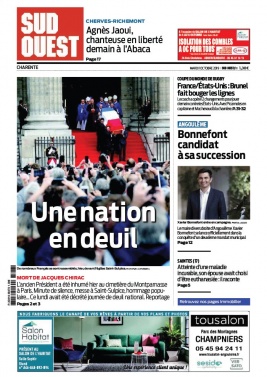 Sud Ouest 01 octobre 2019 Sud Ouest N°20191001 du 01 octobre 2019 à télécharger sur iPad