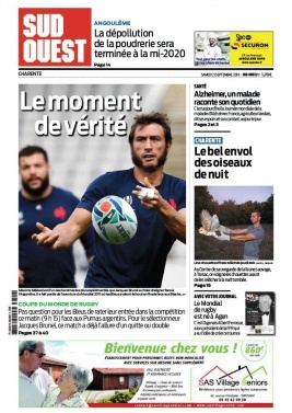 Sud Ouest 21 septembre 2019 Sud Ouest N°20190921 du 21 septembre 2019 à télécharger sur iPad